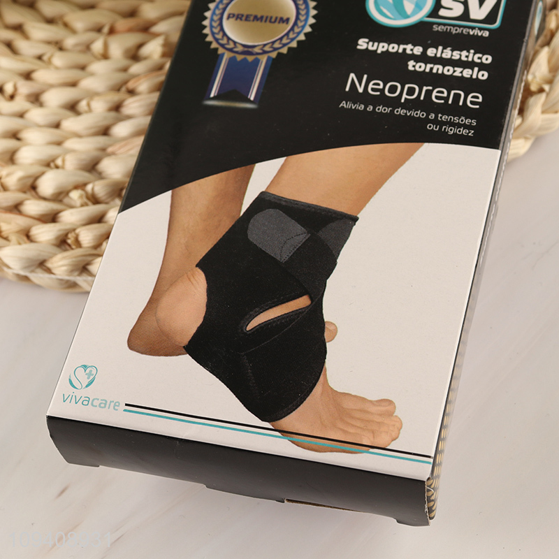 Hot products black breathable pressurized ankle support