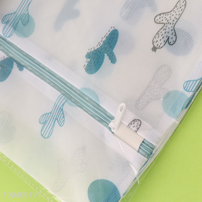 Good selling mesh printed laundry bag for household