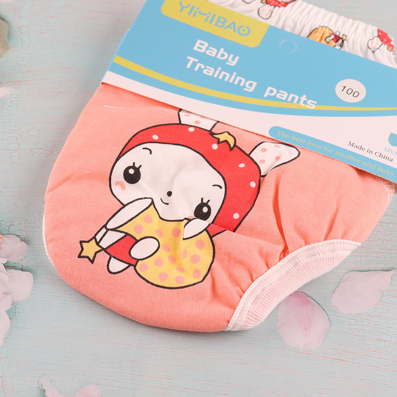 Good selling cartoon rabbit baby training pants