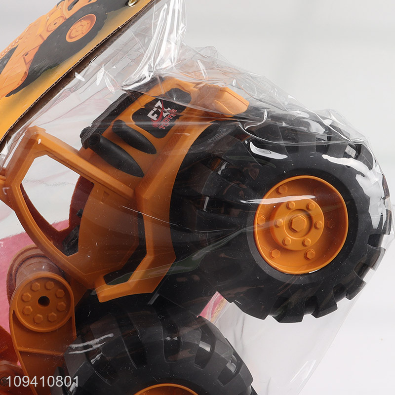 Hot selling orange construction loader vehicle toy