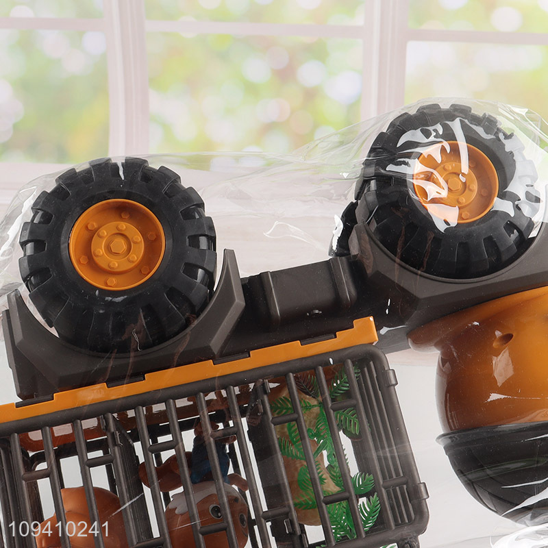 Good price kids'truck toys with animal model