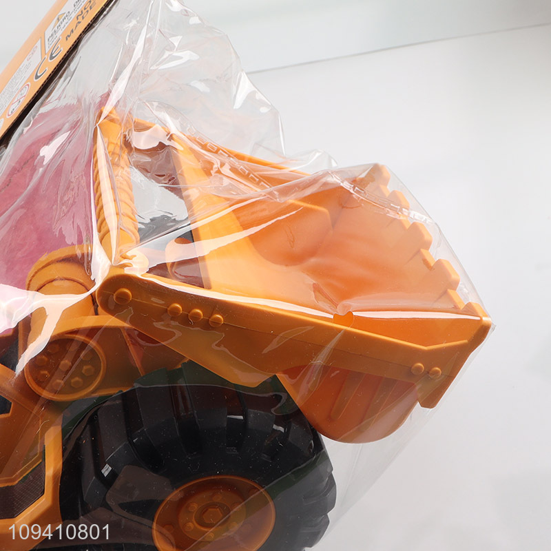 Hot selling orange construction loader vehicle toy