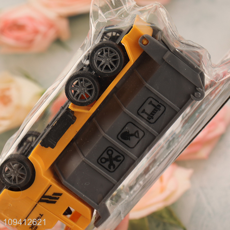 Latest products   plastic pull back engineering vehicle toys