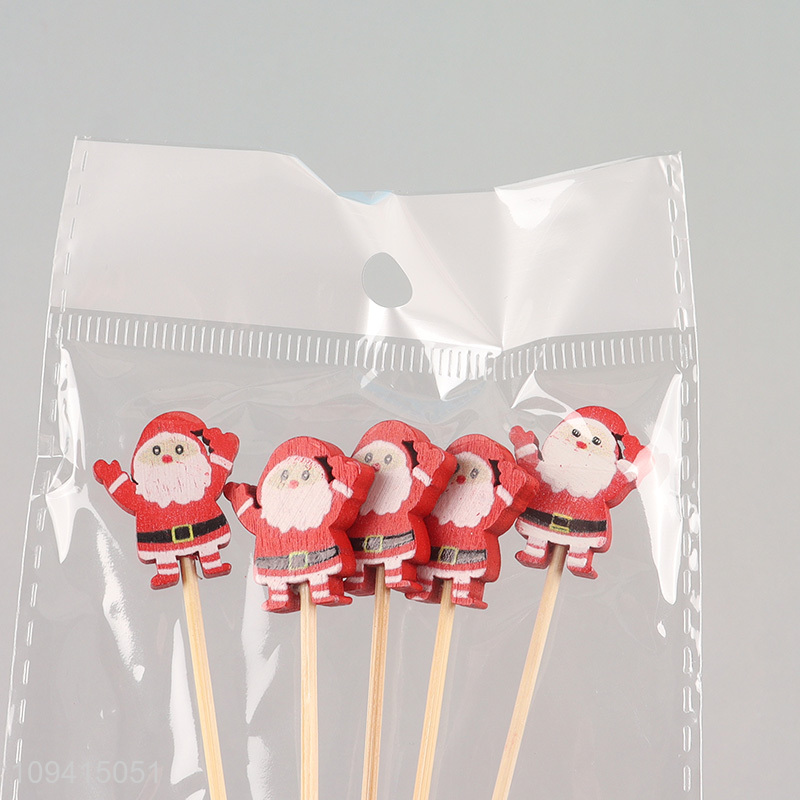 Hot items Santa Claus fruit skewers fruit picks