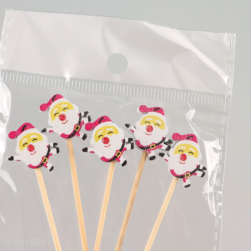 Factory direct sale Christmas party fruit skewers fruit picks