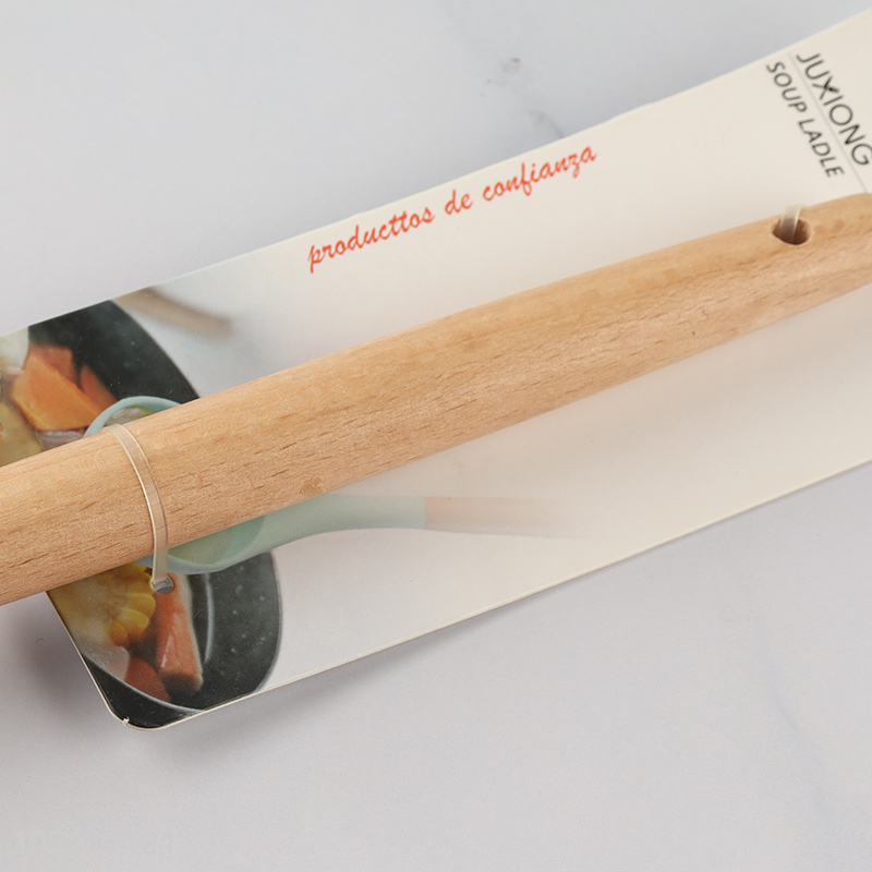 Hot items silicone long handle soup ladle