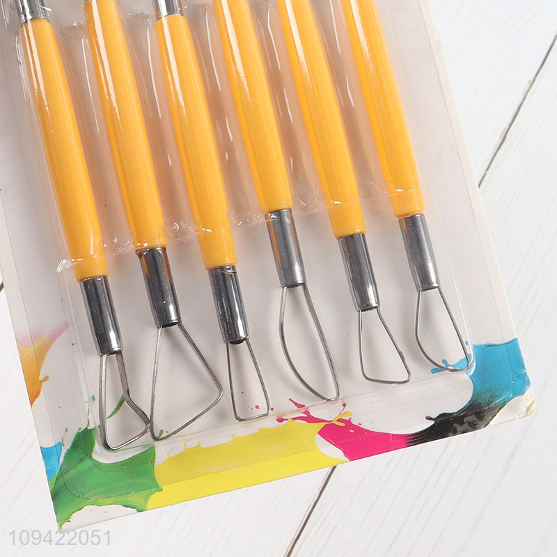 Hot products 6pcs pottery tool kit for art supplies