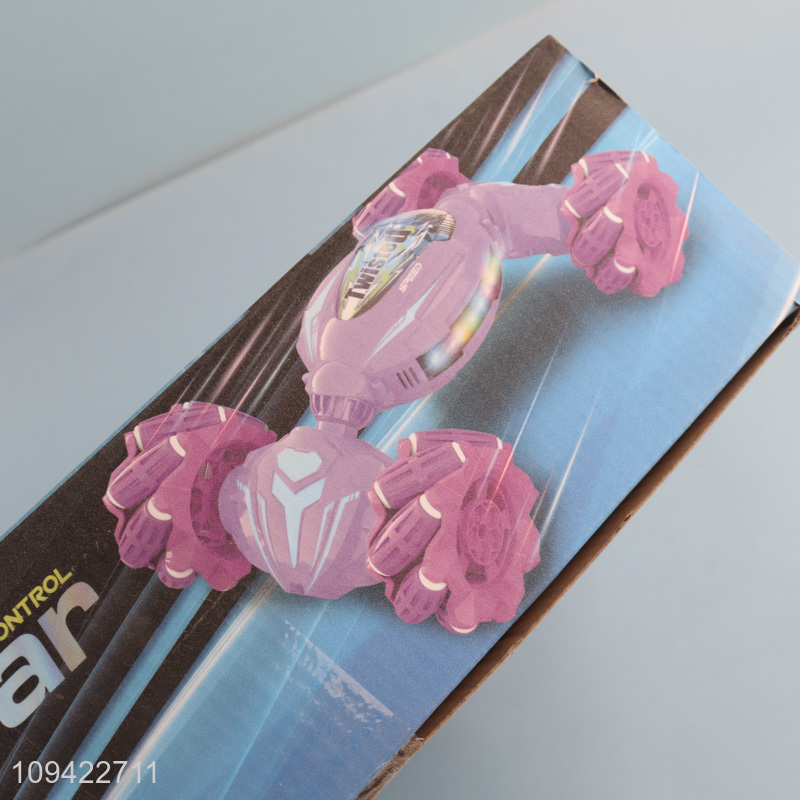 Low price remote control twisted car toys for children