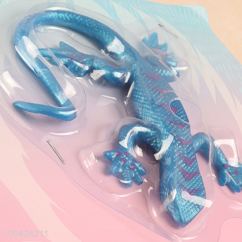 Good selling soft rubber imitation lizard toys