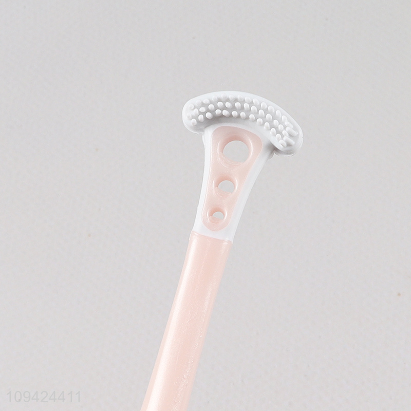 Adult Soft-bristled Toothbrush With Tongue Cleaner