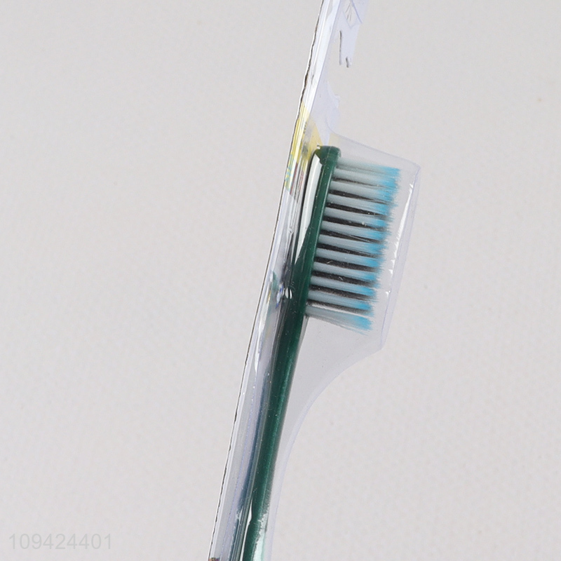 Wholesale Ergonomic Handle Adult Toothbrush
