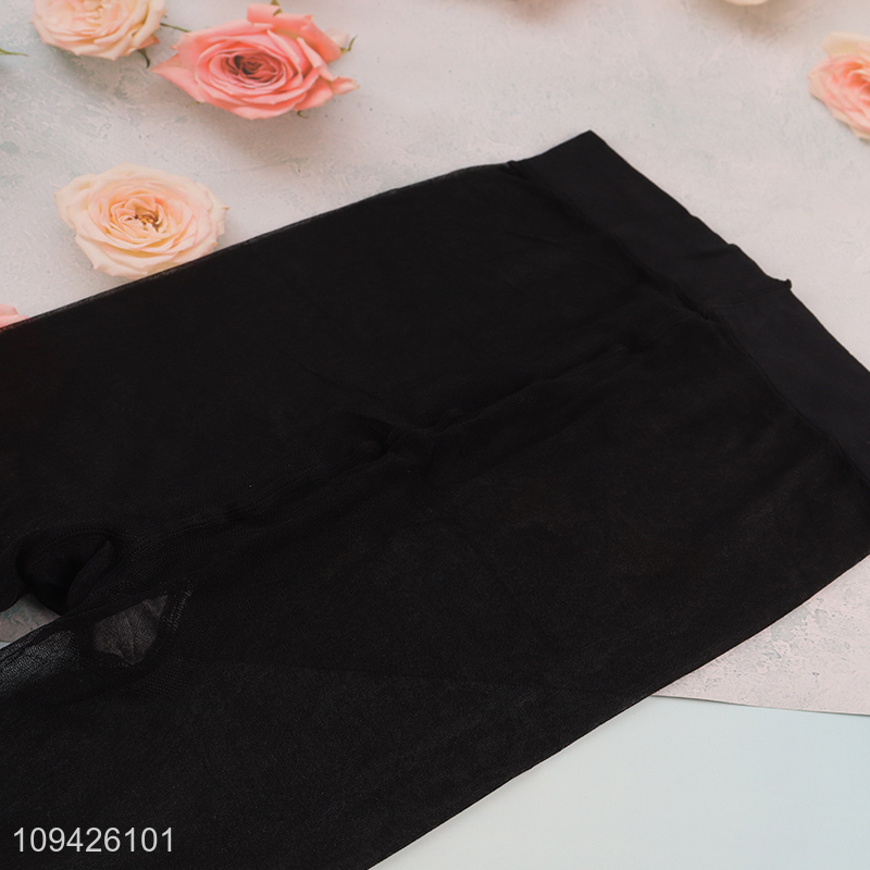 Factory direct sale fashion black ladies pantyhose wholesale