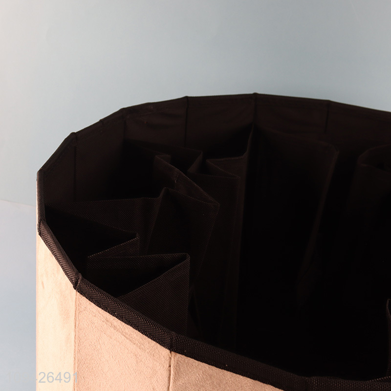 New Design Storage Ottoman With 9 Slipper Pockets