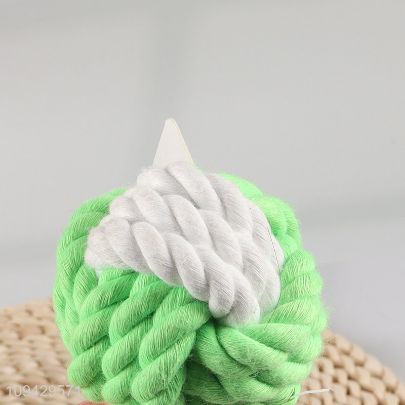 Best Quality Pet Cotton Rope Ball Chew Toy