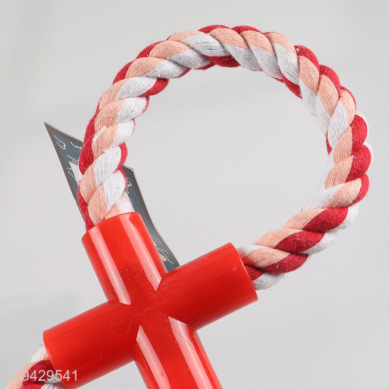 Interactive Dog Rope Toy With Tennis Ball