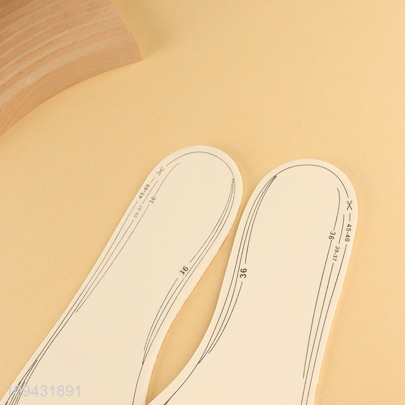 Top quality comfortable breathable latex insole for sale