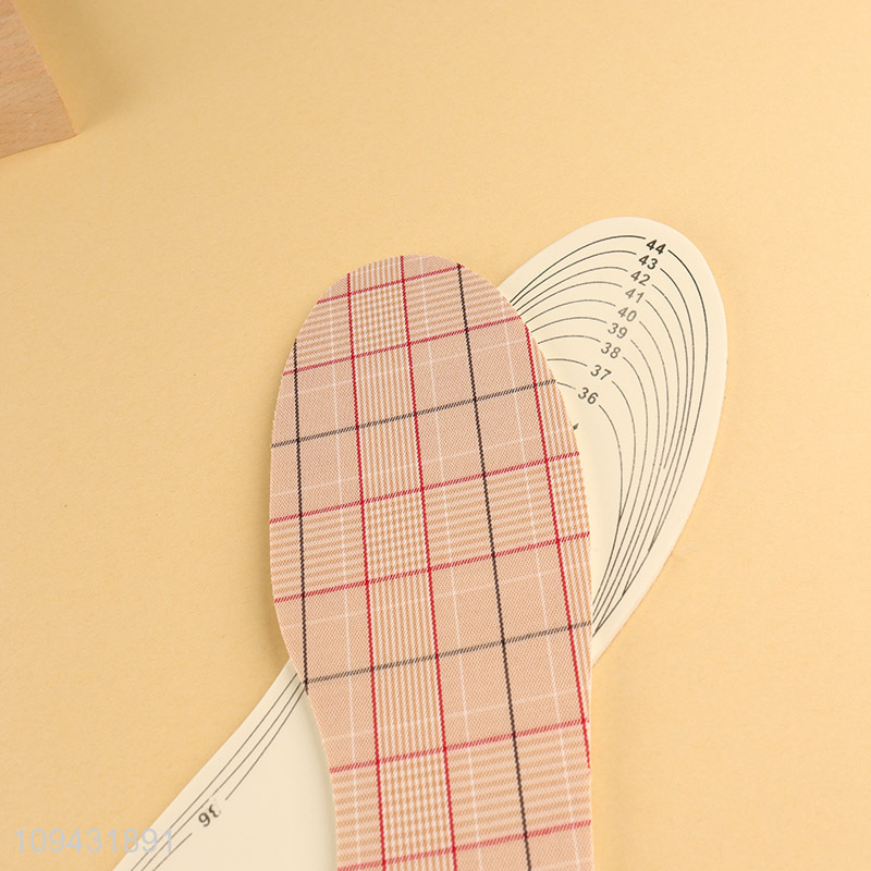 Top quality comfortable breathable latex insole for sale