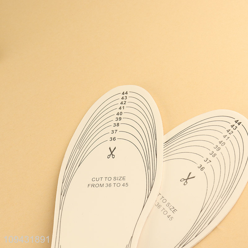 Top quality comfortable breathable latex insole for sale