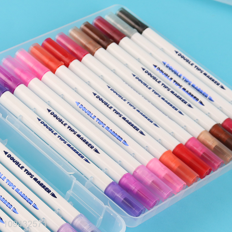 Online wholesale school office washable soft tip marker pen