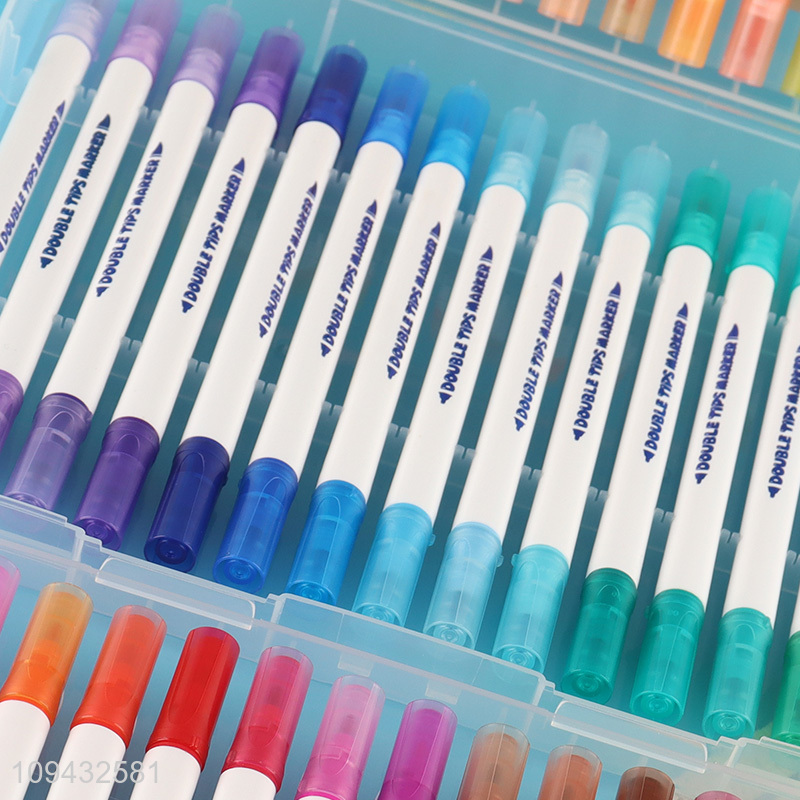 Hot products reusable washable soft tip marker pen