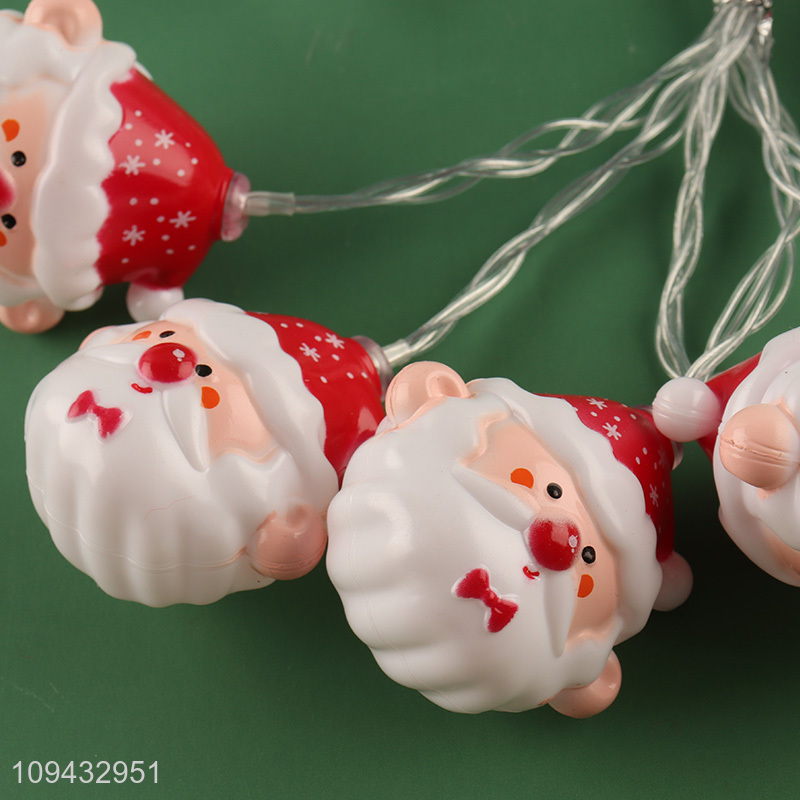 China wholesale santa claus led colored string lights