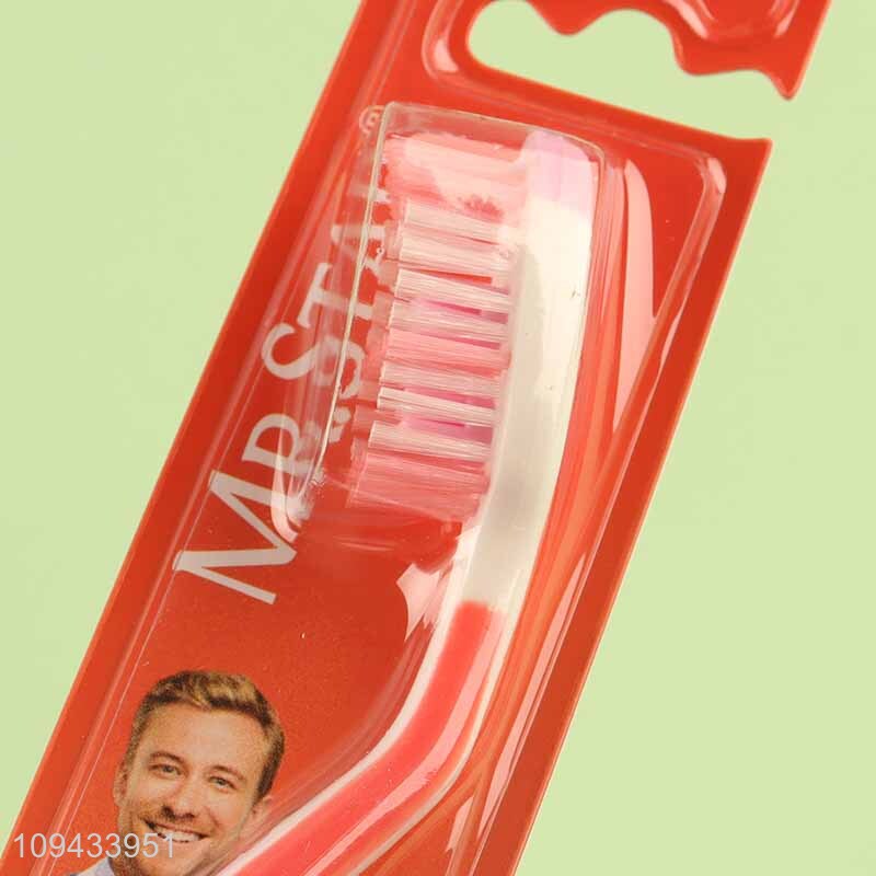 Curved Handle Daily Oral Hygiene Toothbrush
