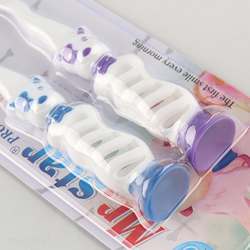 Kids Dental Hygiene Toothbrush With Cute Handle