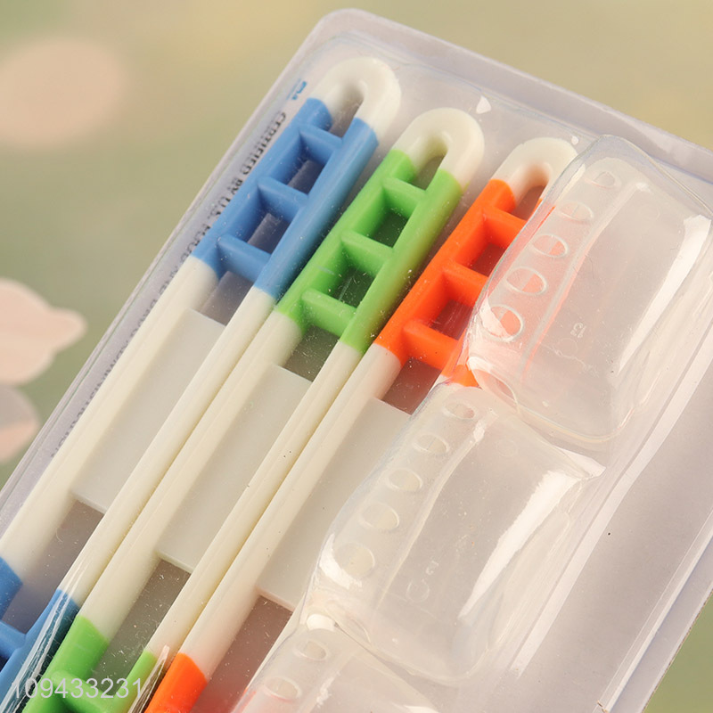Best Sale 3 Pieces Dental Hygiene Toothbrush Set