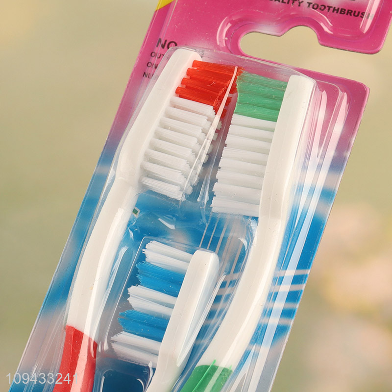 Wholesale 3 Pieces Family Pack Toothbrush