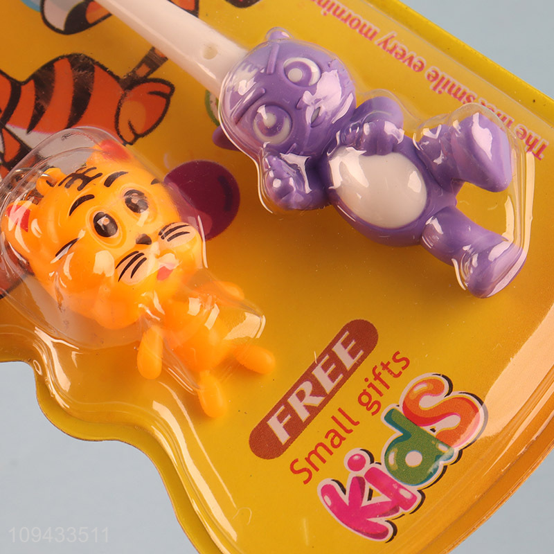 Cartoon Animal Design Manual Toothbrush For Kids