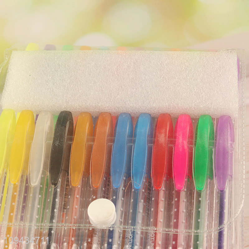 New arrival school office glitter pen set
