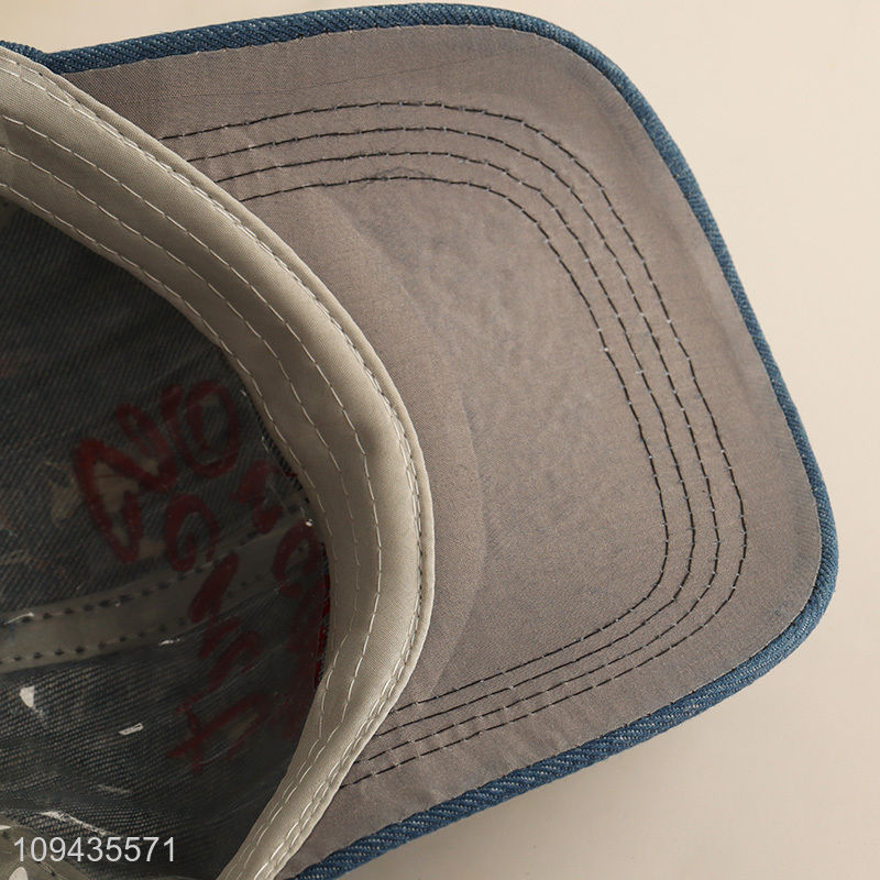 Hot items fashion adjustable polyester peaked cap for summer