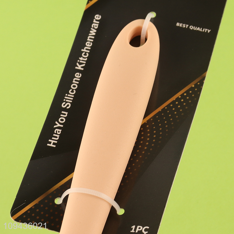Latest products silicone kitchen utensil basting spoon for sale