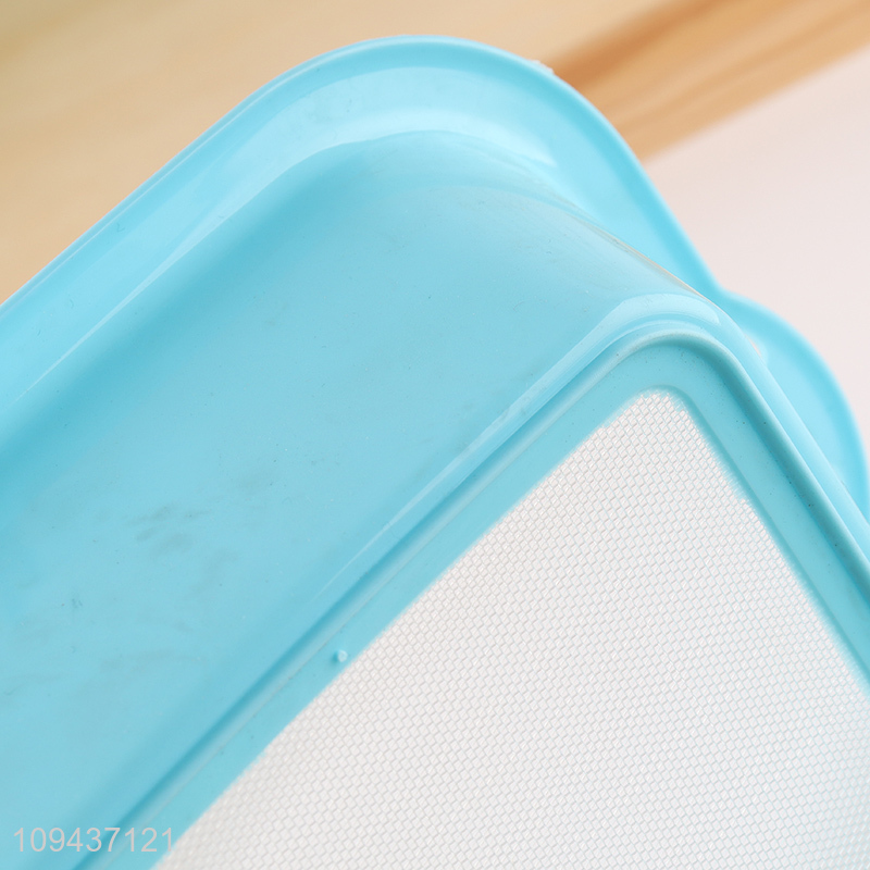 Hot products plastic fine mesh kitchen strainer for sale