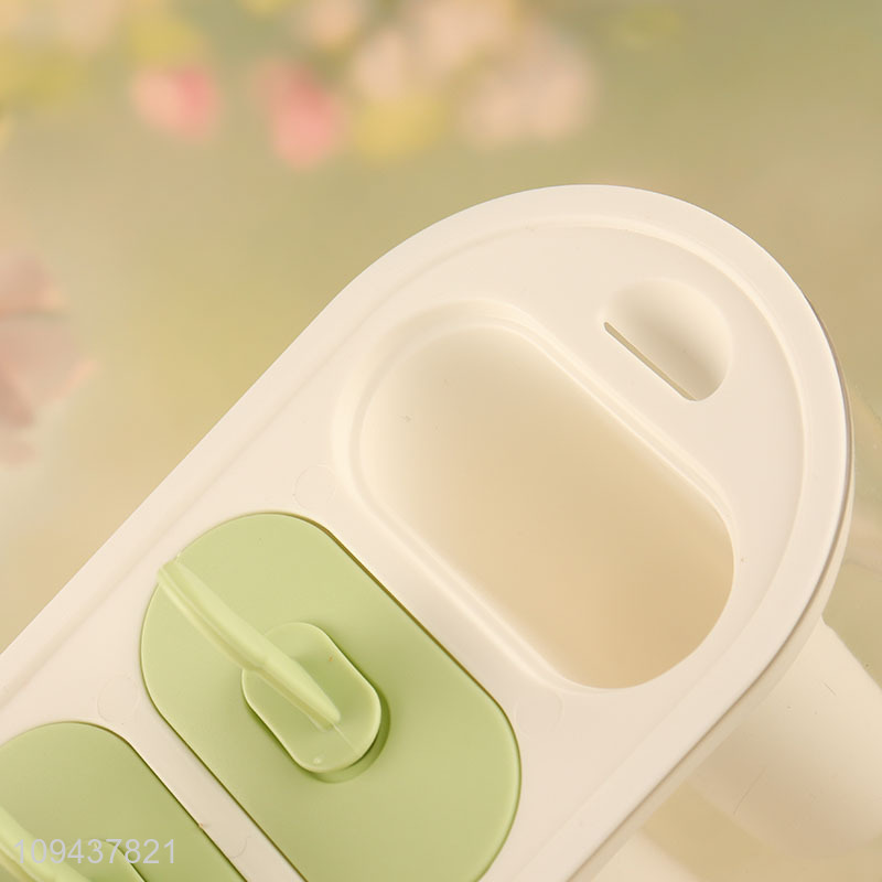 Reusable 4-Cavity Popsicle Mold Ice Pop Maker