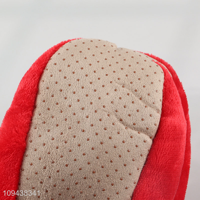 Good selling anti-slip polyester home floor slippers wholesale