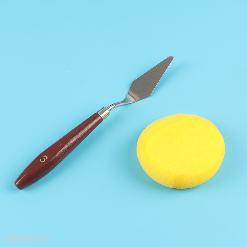 Hot items art tool painting brush with palette knife