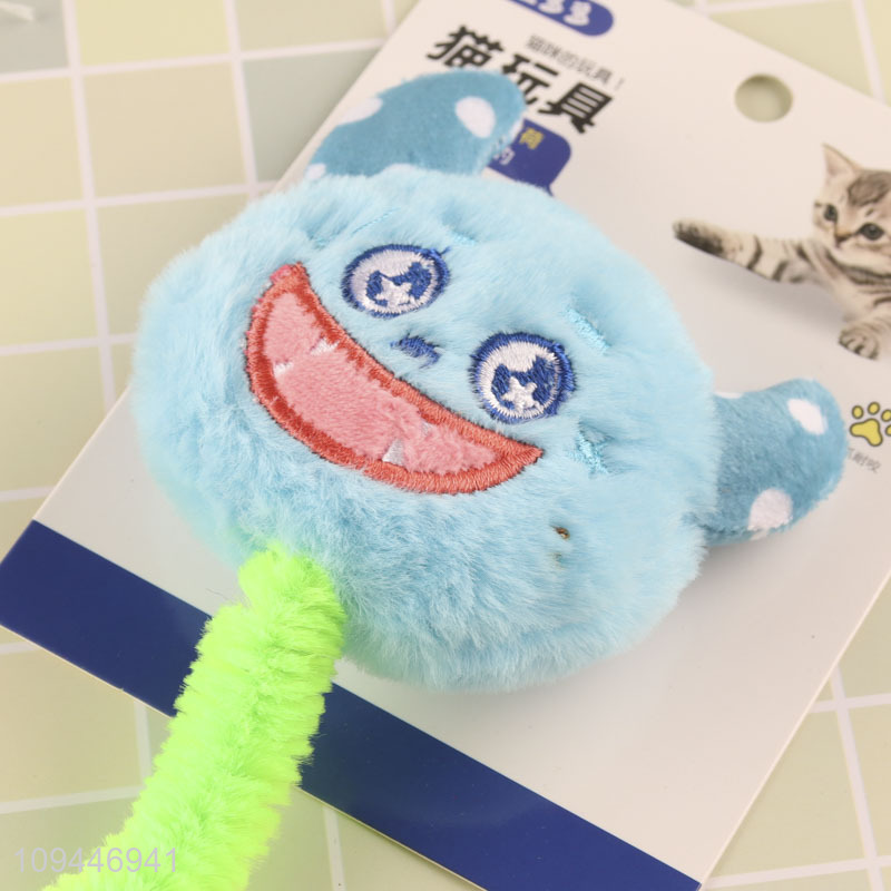 Good selling plush catnip cat play toy wholesale