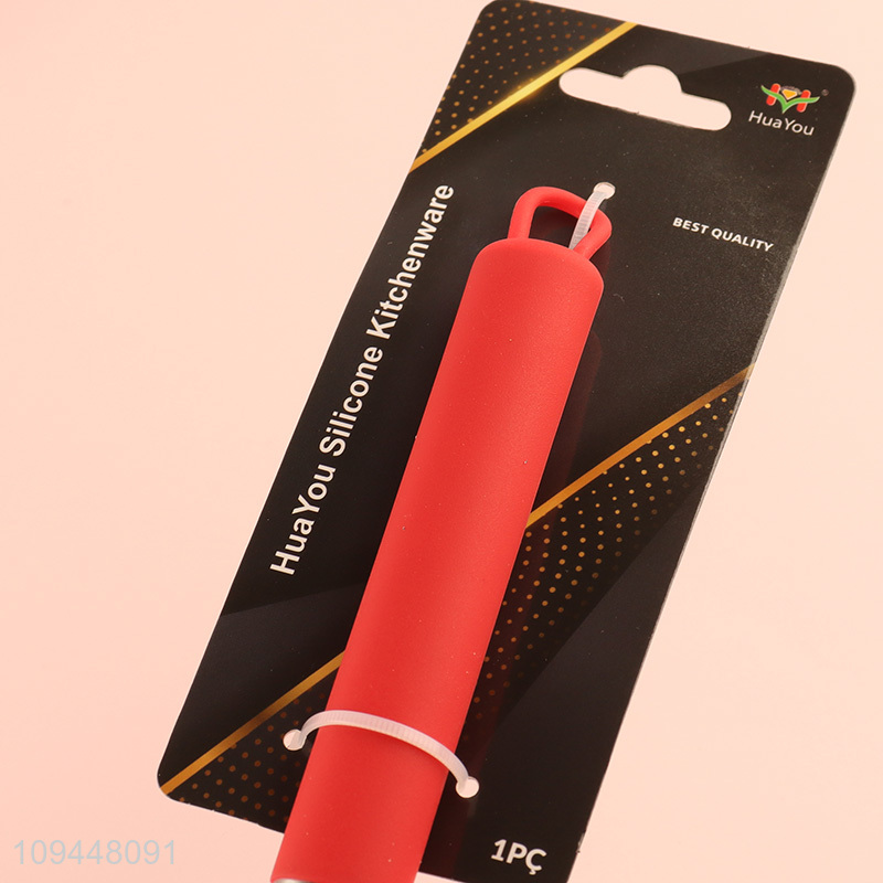 China supplier kitchen utensil slotted spatula with long handle