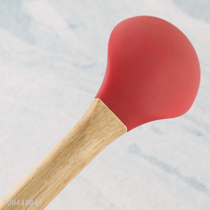 Online wholesale silicone kitchen utensil basting spoon