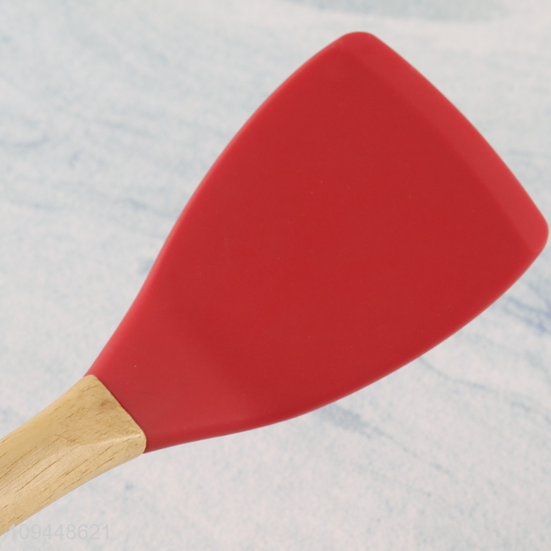 Factory price non-stick silicone kitchen utensil cooking spatula