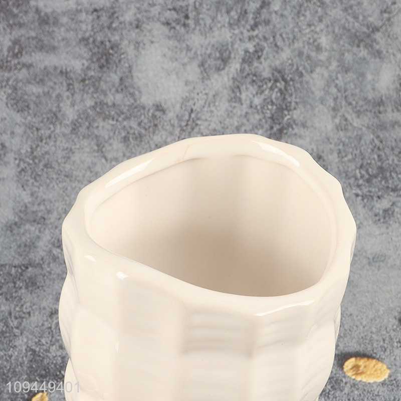 Hot sale bathroom ceramic mouthwash cup wholesale