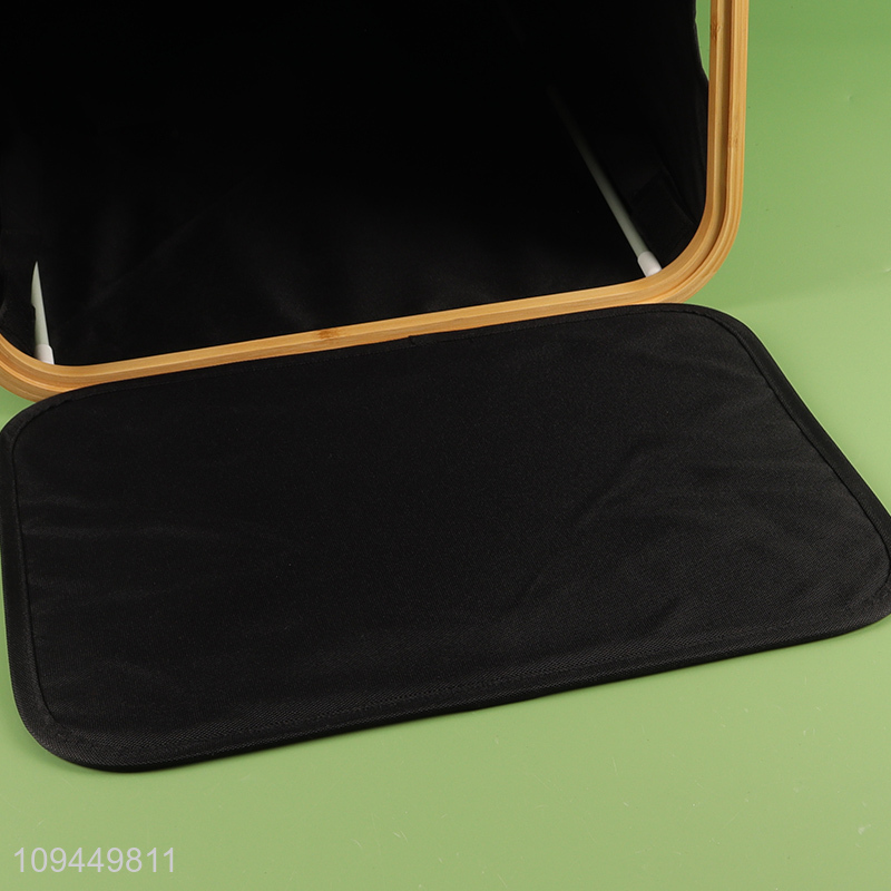 Latest products black large capacity polyester storage basket