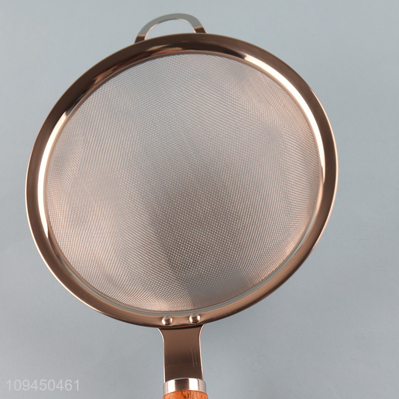 New product round fine mesh kitchen sieve for sale