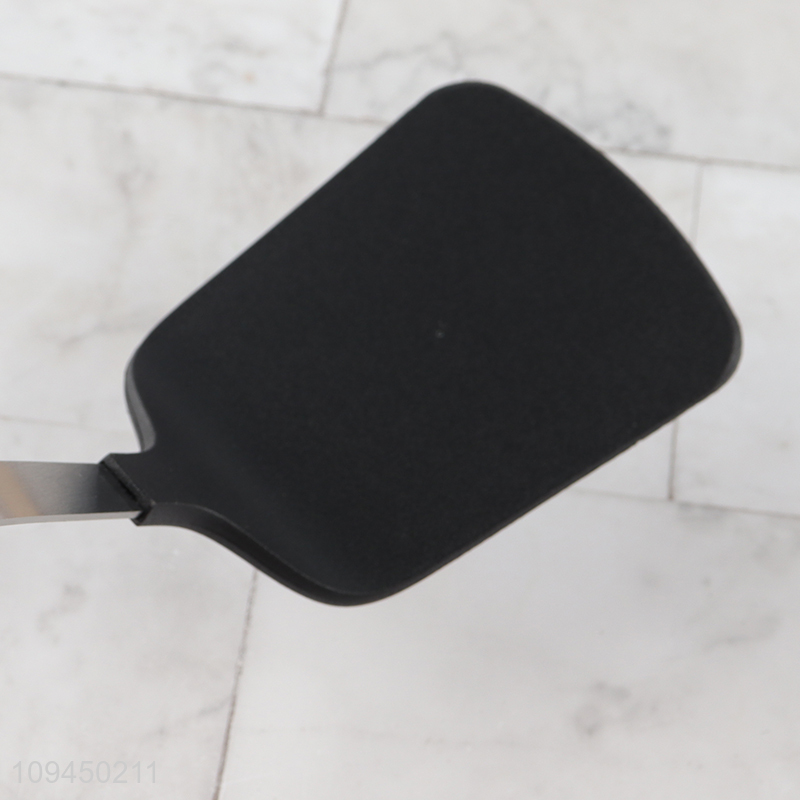 Online wholesale black nylon kitchen utensil cooking spatula