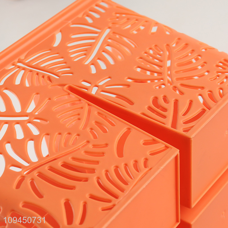 Top sale desktop organizer plastic storage basket