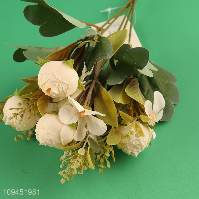 China wholesale lifelike artificial flowers for home decor