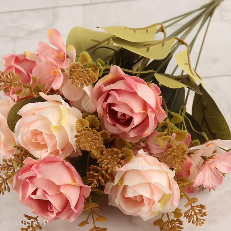 China wholesale home decor artificial flower bouquet
