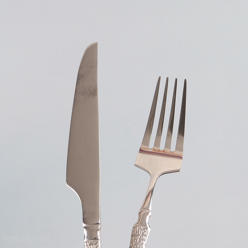 China supplier reusable stainless steel cutlery set for sale