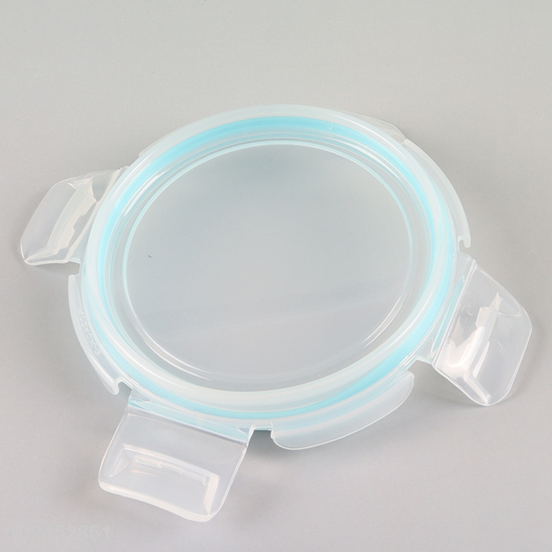 Top products round clear glass preservation box with lid